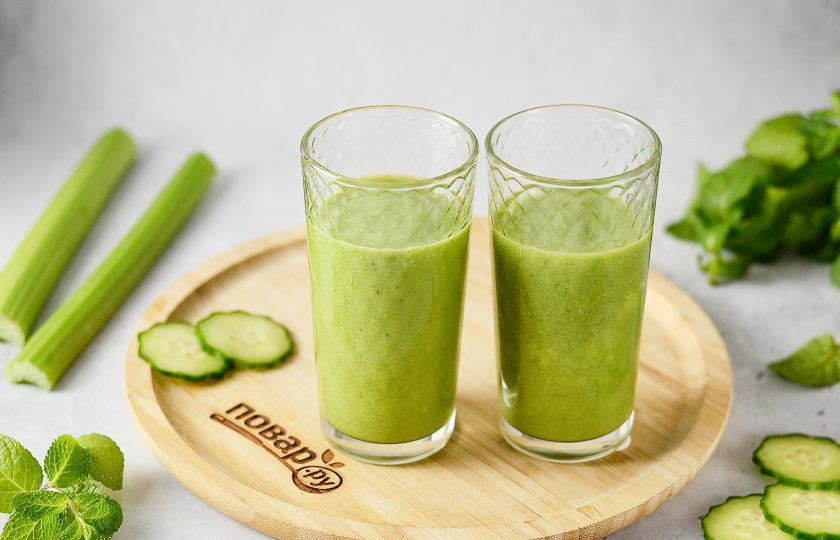 1. Этап. Смузи из овощей: Смузи из овощей готов, приятного аппетита!