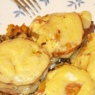 Свинина по-французски с сыром в мультиварке