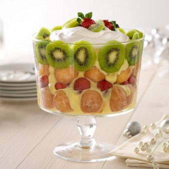 Strawberry-Kiwi Holiday Trifle