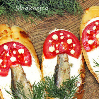 Бутерброды «Грибочки»