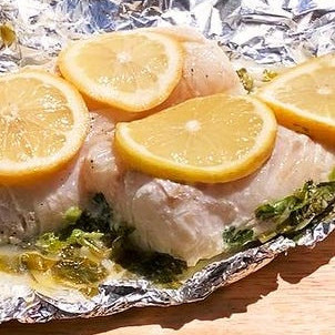 Grilled Cod With Salsa Verde