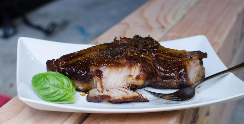 1. Этап. Свиные ребрышки запеченные с луком: Приятного аппетита!