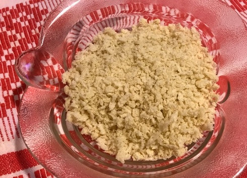 1. Этап. Панировочные сухари панко: 6. Готовые сухари остудить и сложить в герметичный контейнер. Хранить в холодильнике.