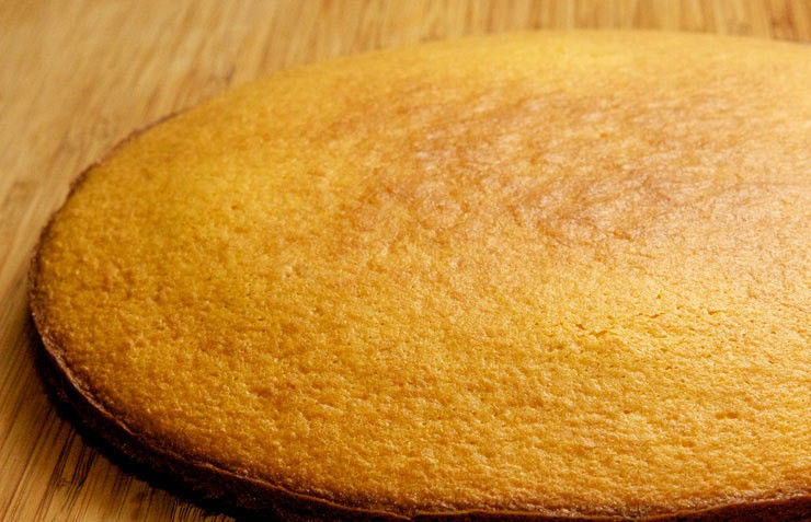 1. Этап. Торт для мужа: 9. Готовый корж остудить.