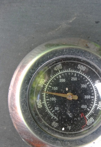 1. Этап. Индейка под шубой на гриле: Максимальная темпетатура, которая была.