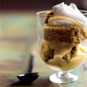 Beet Cake with Bourbon Sauce