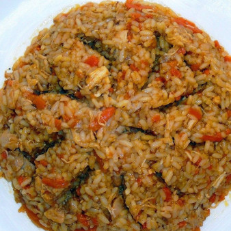 Каша рисовая со свининой