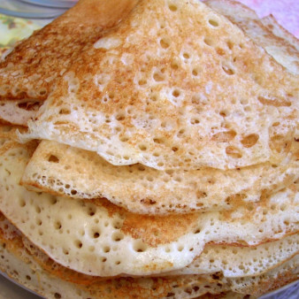 Блины на кислом молоке без яиц