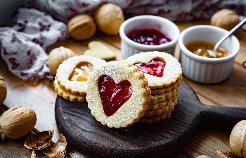 1. Этап. Австрийское Линцерское печенье: Приятного аппетита!