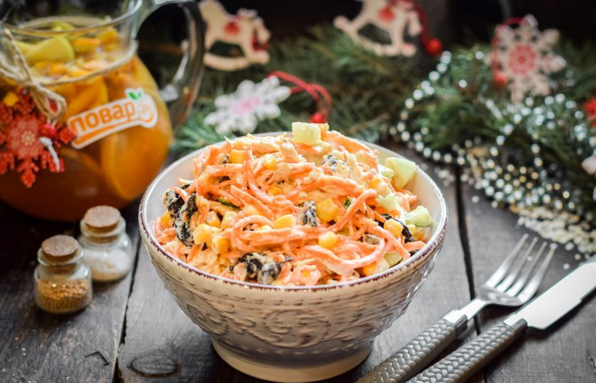 1. Этап. Салат новогодний Фурор: Приятного аппетита!