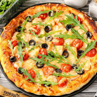 Пицца с рыбой