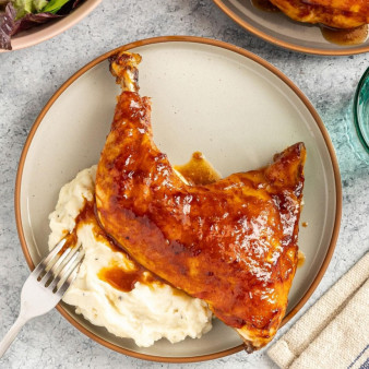 Baked Barbecue Chicken Drumsticks