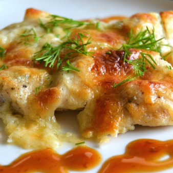 Куриное филе под сырной коркой