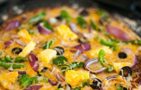 1. Этап. Пресное тесто для пиццы без дрожжей: 5. Приятного аппетита!