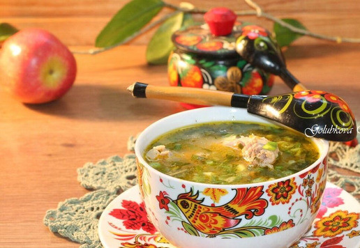 1. Этап. Cуп из куриных шеек с рисом: Приятного аппетита!