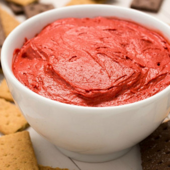 Red Velvet Cake Batter Dip
