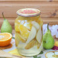 Компот из груши и апельсина на зиму