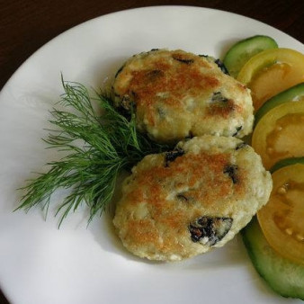 Вегетарианские рыбные котлеты