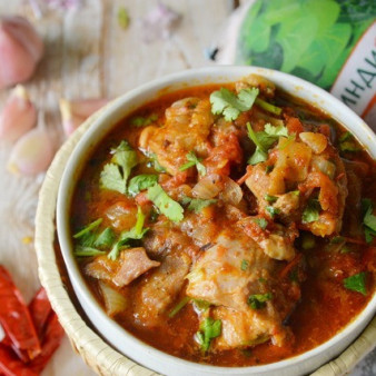 Чахохбили из индейки с мятой