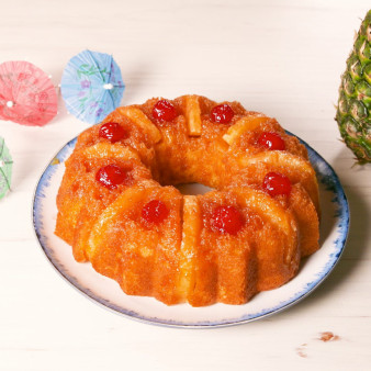 Pineapple Upside Down Bundt Cake