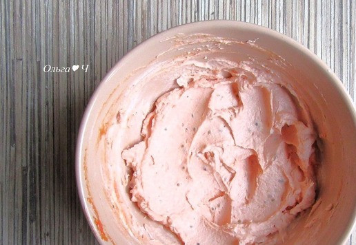 1. Этап. Томатно-сырный сэндвич с фасолью: Перемешайте.