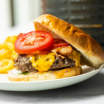 Air Fryer Hamburgers
