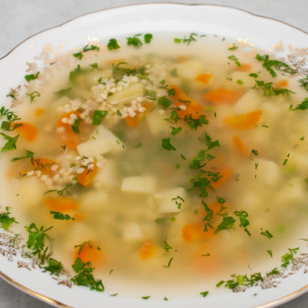 Уха классическая с пшеном