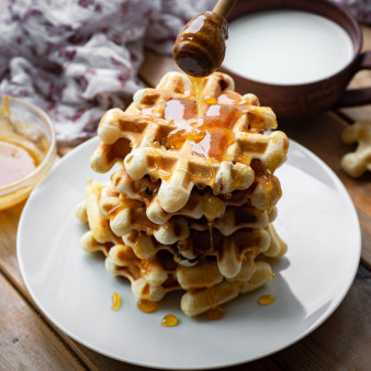 Вафли с клюквой