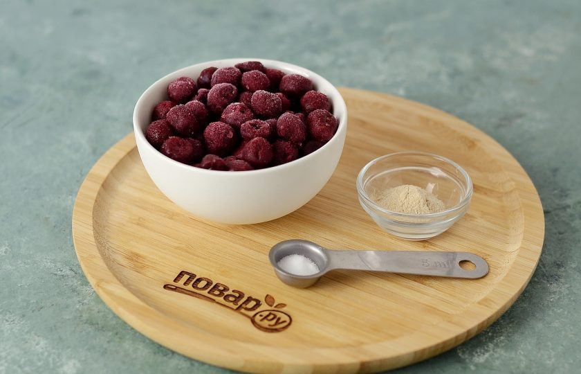 1. Этап. Диетический джем: Подготовьте все ингредиенты.