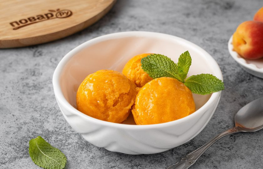 1. Этап. Сорбет без сахара: Сорбет без сахара готов, приятного вам аппетита!