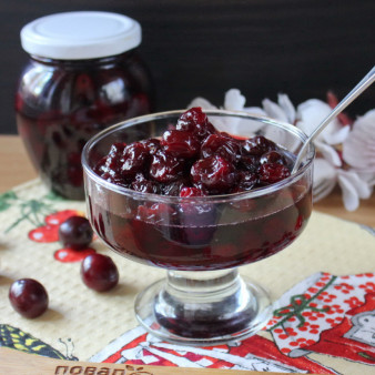 Королевское варенье из вишни без косточек
