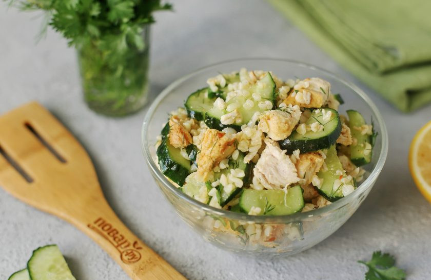 1. Этап. Салат с булгуром и курицей: Приятного аппетита!