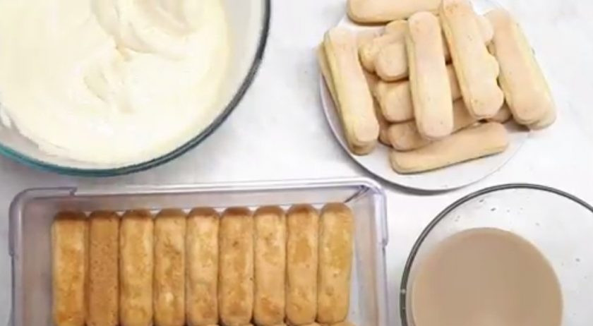 1. Этап. Торт Тирамису (пошаговый рецепт): 3. Добавьте 