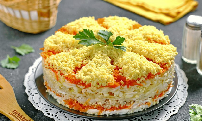 1. Этап. Салат Французская мимоза: Приятного аппетита!