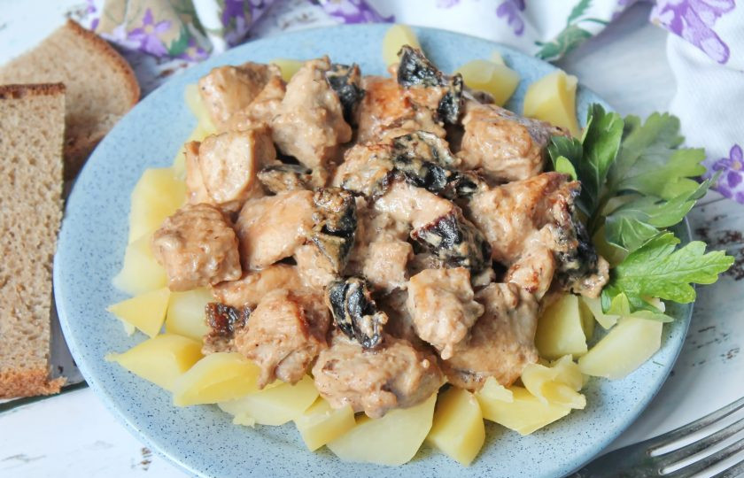 1. Этап. Куриное филе с черносливом: Приятного аппетита!