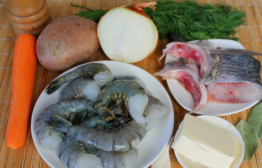 1. Этап. Королевский суп: Подготовим ингредиенты.