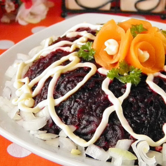 Селедка под шубой без яиц