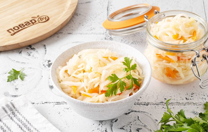 1. Этап. Квашеная салатная капуста: Квашеная салатная капуста готова, приятного вам аппетита!