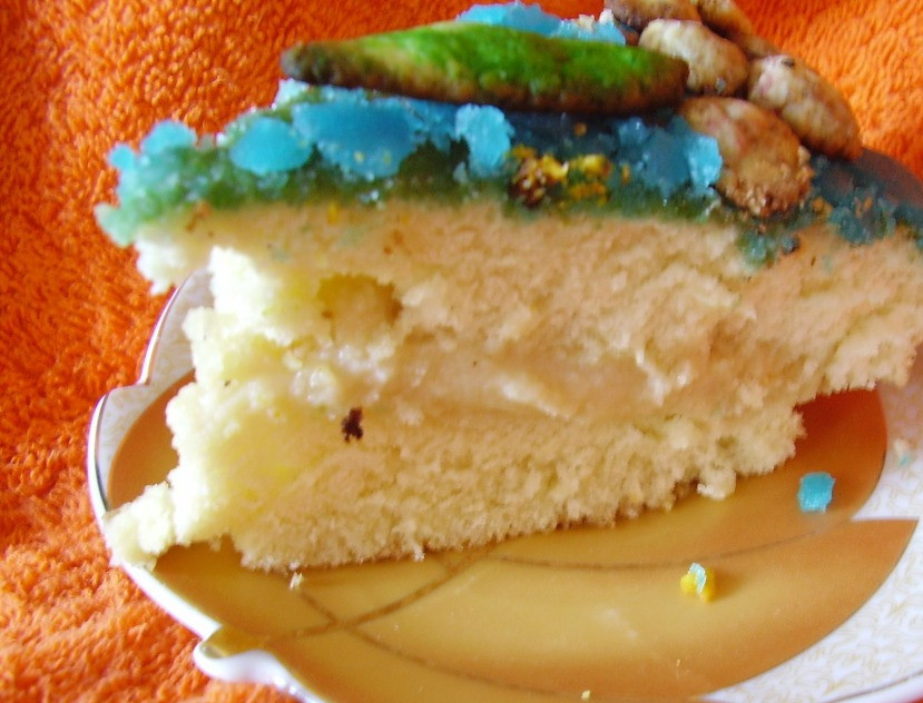 1. Этап. Торт Аквариум: 6. Вот такой красивый торт 