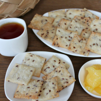 Постное галетное печенье