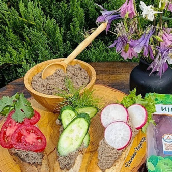 Паштет из печени индейки для пикника