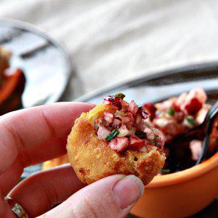 Крокеты с индейкой и сладким картофелем