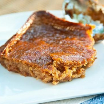 Пудинг с хурмой