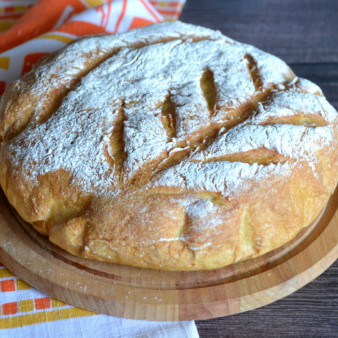 Кукурузный хлеб на дрожжах