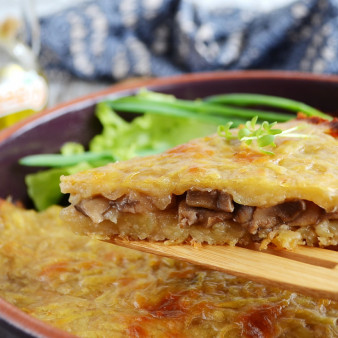 Постная картофельная запеканка