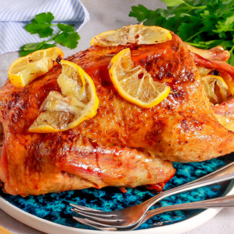 Утка с лимоном в духовке