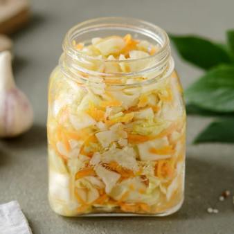 Маринованная капуста без уксуса