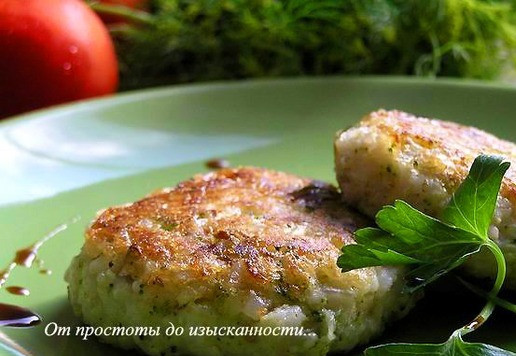 1. Этап. Рисовые котлеты с брокколи: Подавайте к столу.