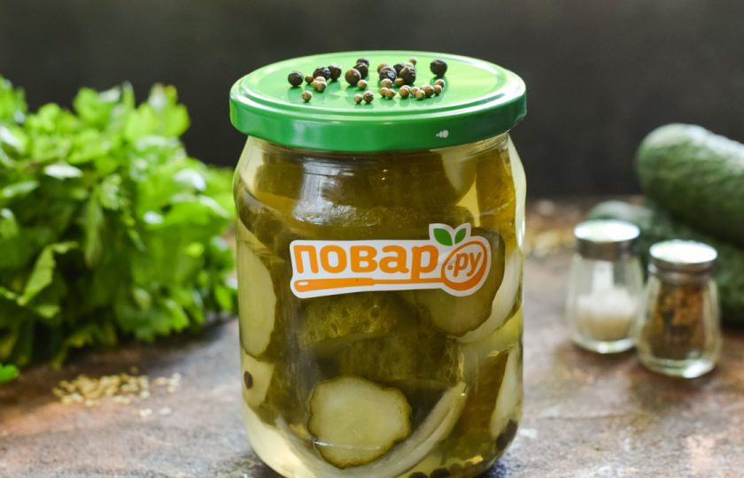 1. Этап. Огурцы кружочками на зиму: Приятного аппетита!