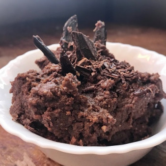 Густая шоколадная каша